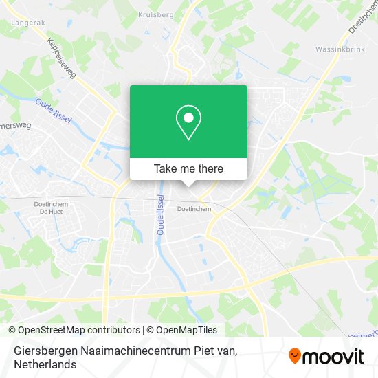 Giersbergen Naaimachinecentrum Piet van map