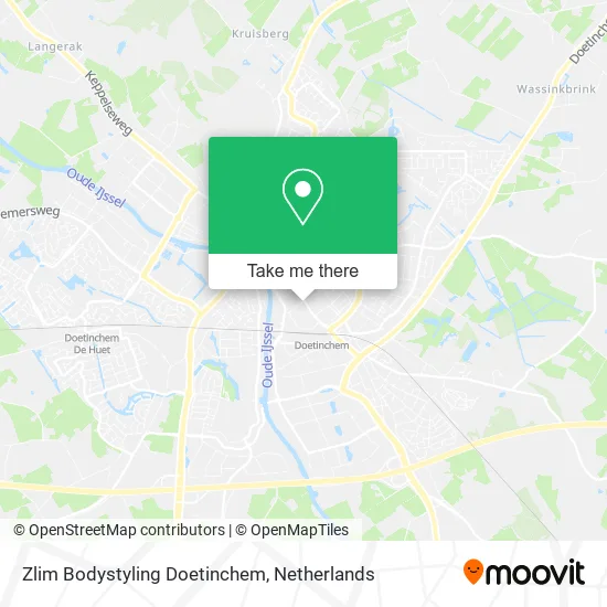 Zlim Bodystyling Doetinchem map