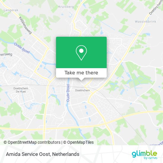 Amida Service Oost map