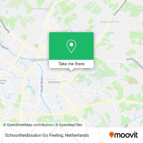 Schoonheidssalon Go Feeling map