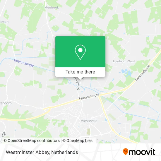 Westminster Abbey map