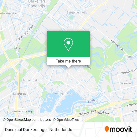Danszaal Donkersingel map