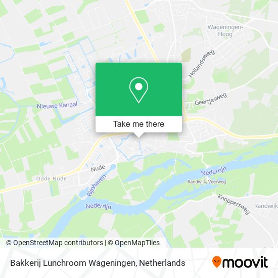 Bakkerij Lunchroom Wageningen map