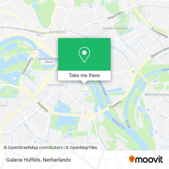 Galerie Huffels map