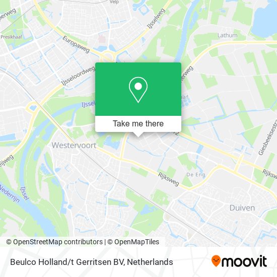 Beulco Holland/t Gerritsen BV map