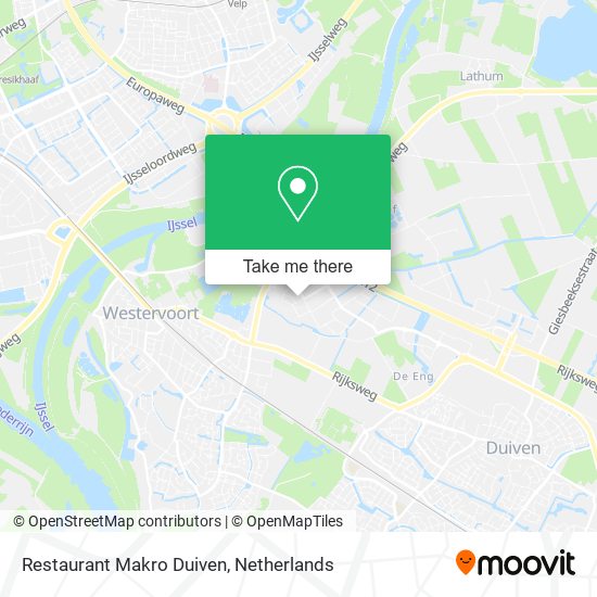 Restaurant Makro Duiven map