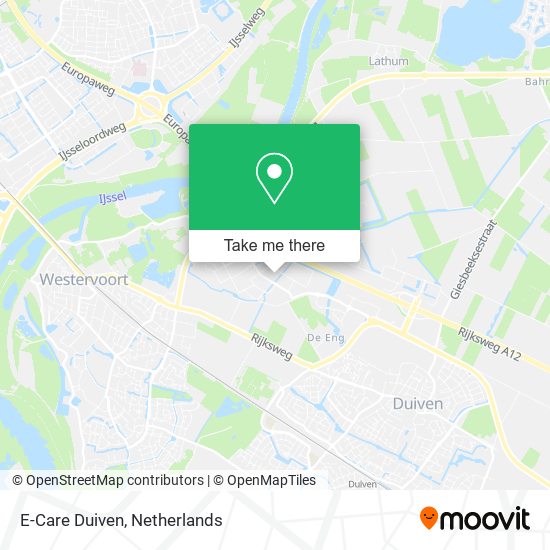 E-Care Duiven map