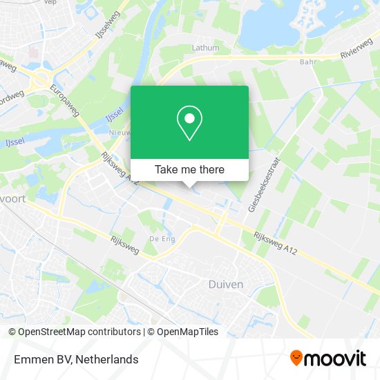 Emmen BV map