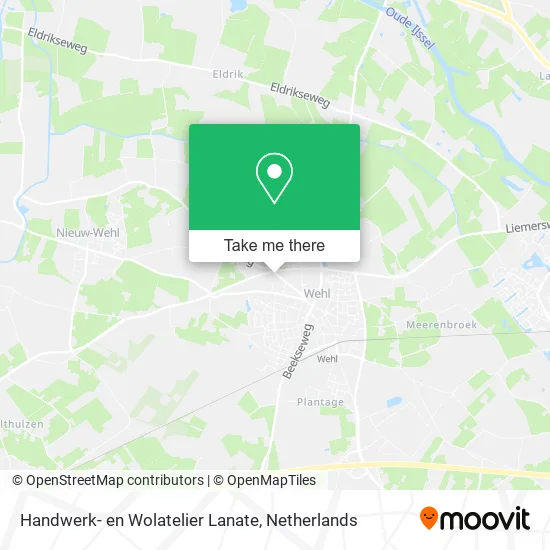 Handwerk- en Wolatelier Lanate map