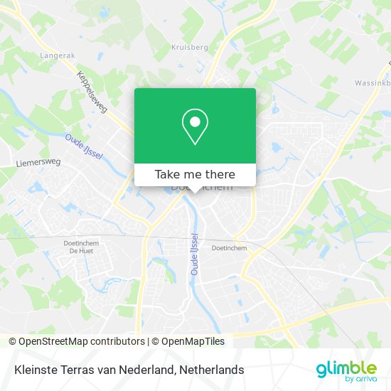 Kleinste Terras van Nederland map