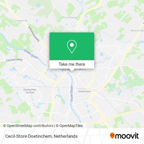 Cecil-Store Doetinchem map