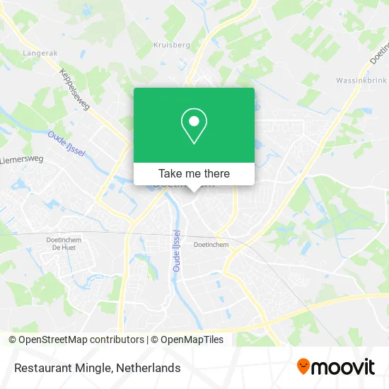Restaurant Mingle map