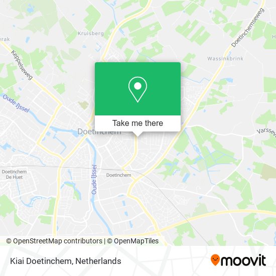 Kiai Doetinchem map