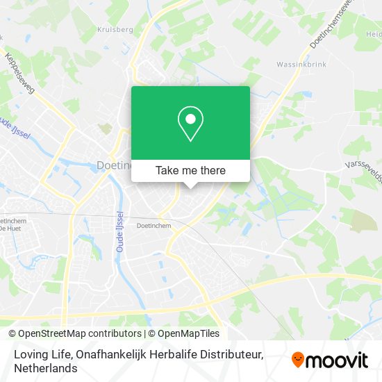 Loving Life, Onafhankelijk Herbalife Distributeur map