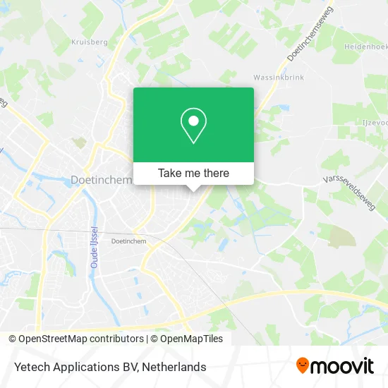 Yetech Applications BV map