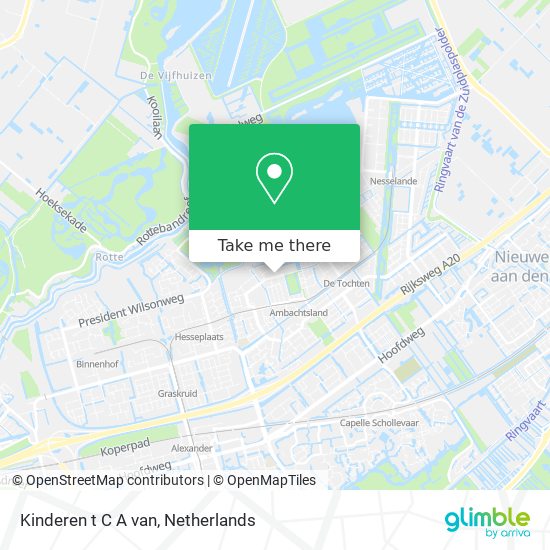 Kinderen t C A van map