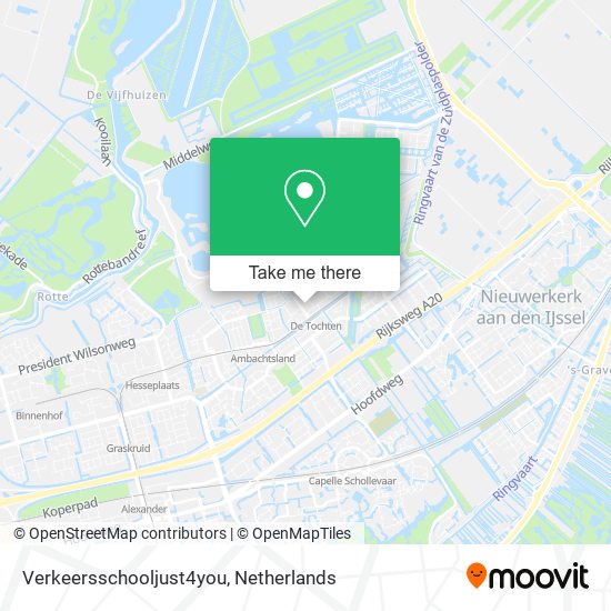 Verkeersschooljust4you map