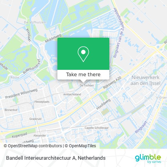 Bandell Interieurarchitectuur A map