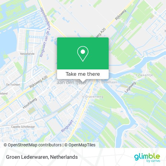 Groen Lederwaren map