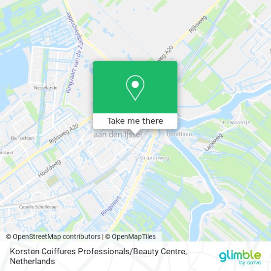 Korsten Coiffures Professionals / Beauty Centre Karte