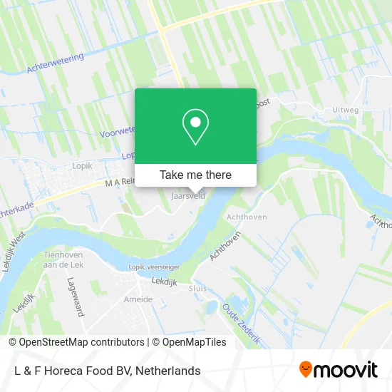 L & F Horeca Food BV map