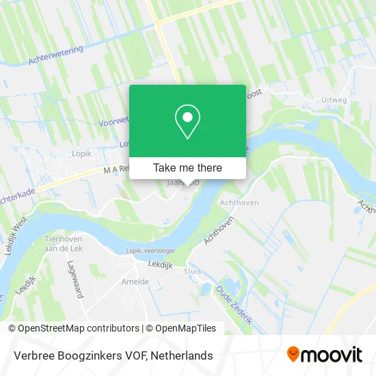 Verbree Boogzinkers VOF map
