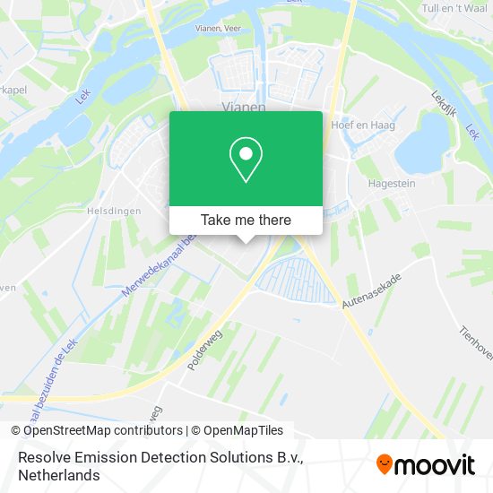 Resolve Emission Detection Solutions B.v. map