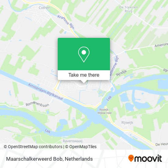 Maarschalkerweerd Bob map