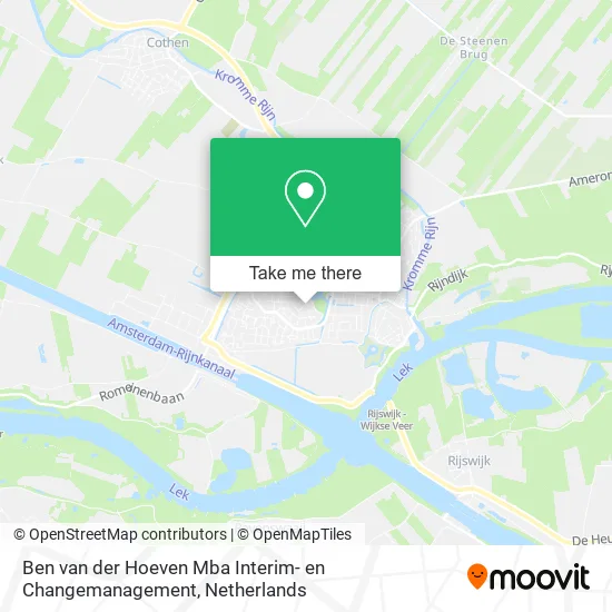 Ben van der Hoeven Mba Interim- en Changemanagement map