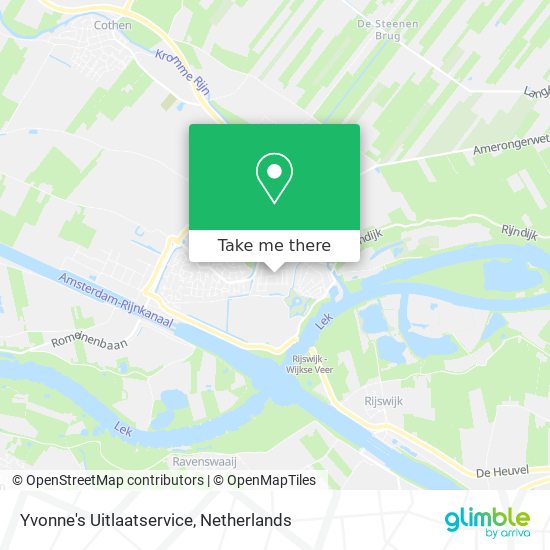 Yvonne's Uitlaatservice Karte