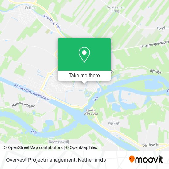 Overvest Projectmanagement map