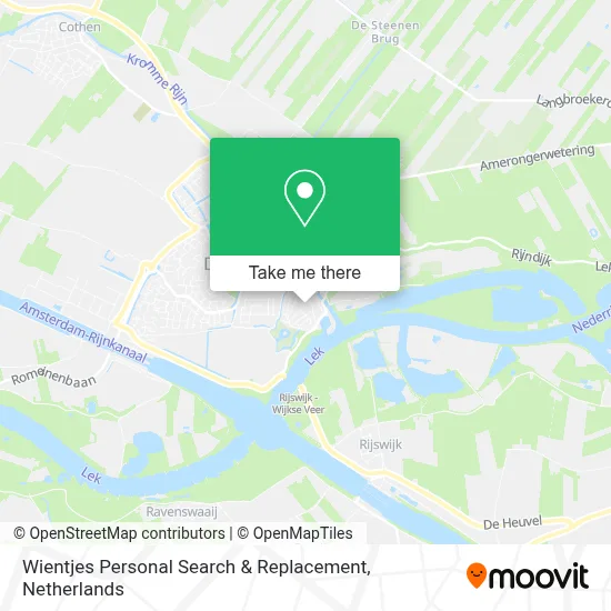 Wientjes Personal Search & Replacement Karte