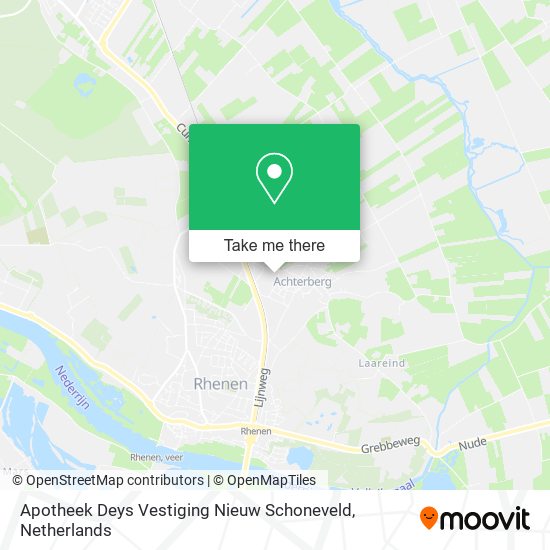 Apotheek Deys Vestiging Nieuw Schoneveld Karte
