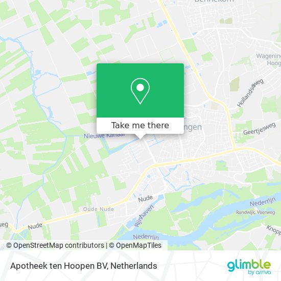 Apotheek ten Hoopen BV map