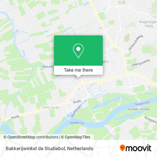 Bakkerijwinkel de Studiebol map