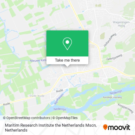 Maritim Research Institute the Netherlands Mscn map