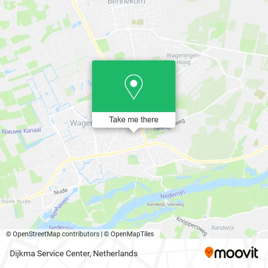 Dijkma Service Center map