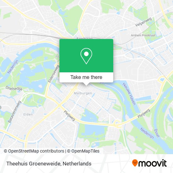 Theehuis Groeneweide map