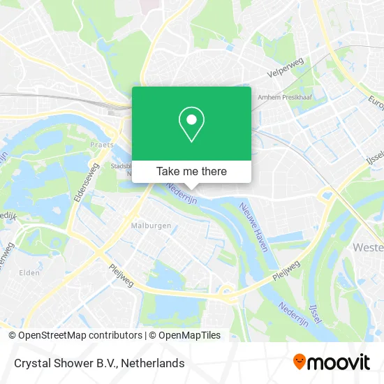 Crystal Shower B.V. map