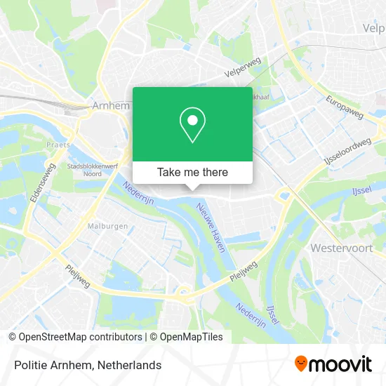 Politie Arnhem map