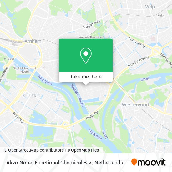 Akzo Nobel Functional Chemical B.V. map