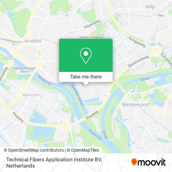 Technical Fibers Application Institute BV map