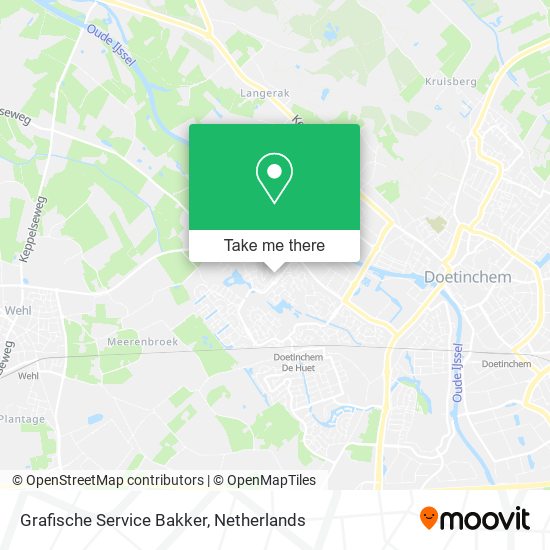 Grafische Service Bakker Karte