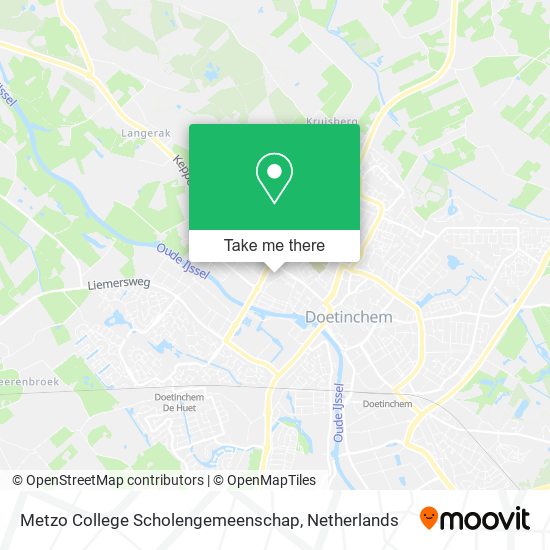 Metzo College Scholengemeenschap Karte