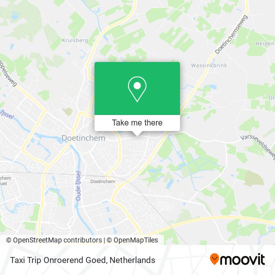Taxi Trip Onroerend Goed map