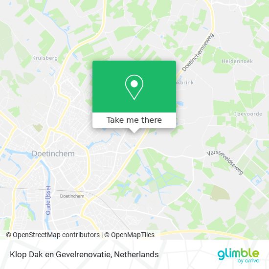 Klop Dak en Gevelrenovatie Karte