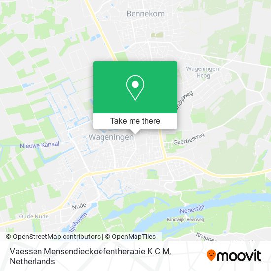 Vaessen Mensendieckoefentherapie K C M map