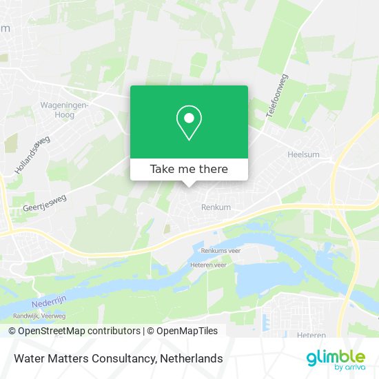 Water Matters Consultancy map