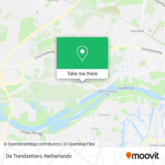 De Trendzetters map