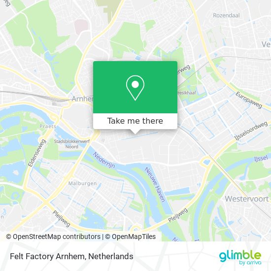 Felt Factory Arnhem map